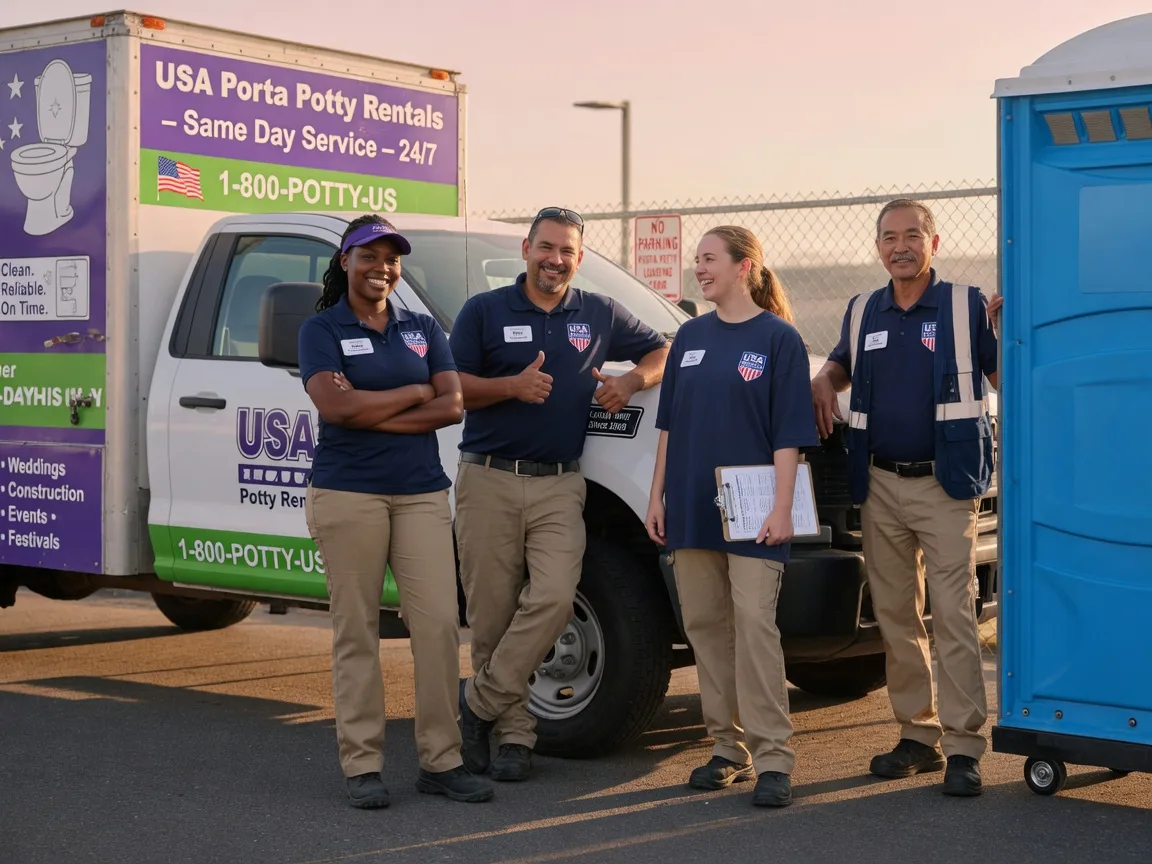 Porta Potty Rental company in Green Valley, IL